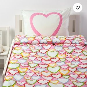 Ikea Heart Duvet Cover and Sham